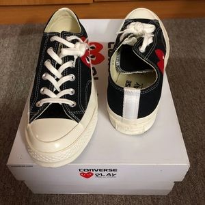 Comme des Garçons black converse